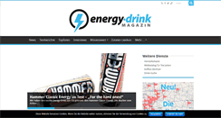 Desktop Screenshot of energy-drink-magazin.de